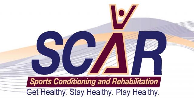 SCAR-Sports Conditioning and Rehabilitation main logo.