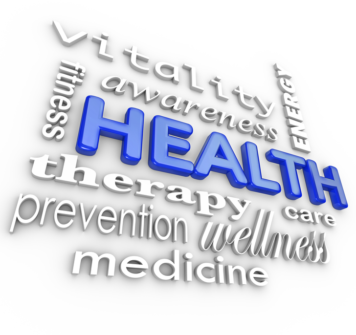 Health Care Collage Words Medicine Background